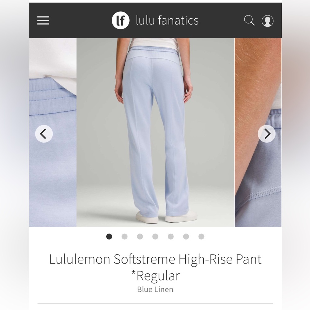 lululemon athletica Blue Joggers Sweatpants
